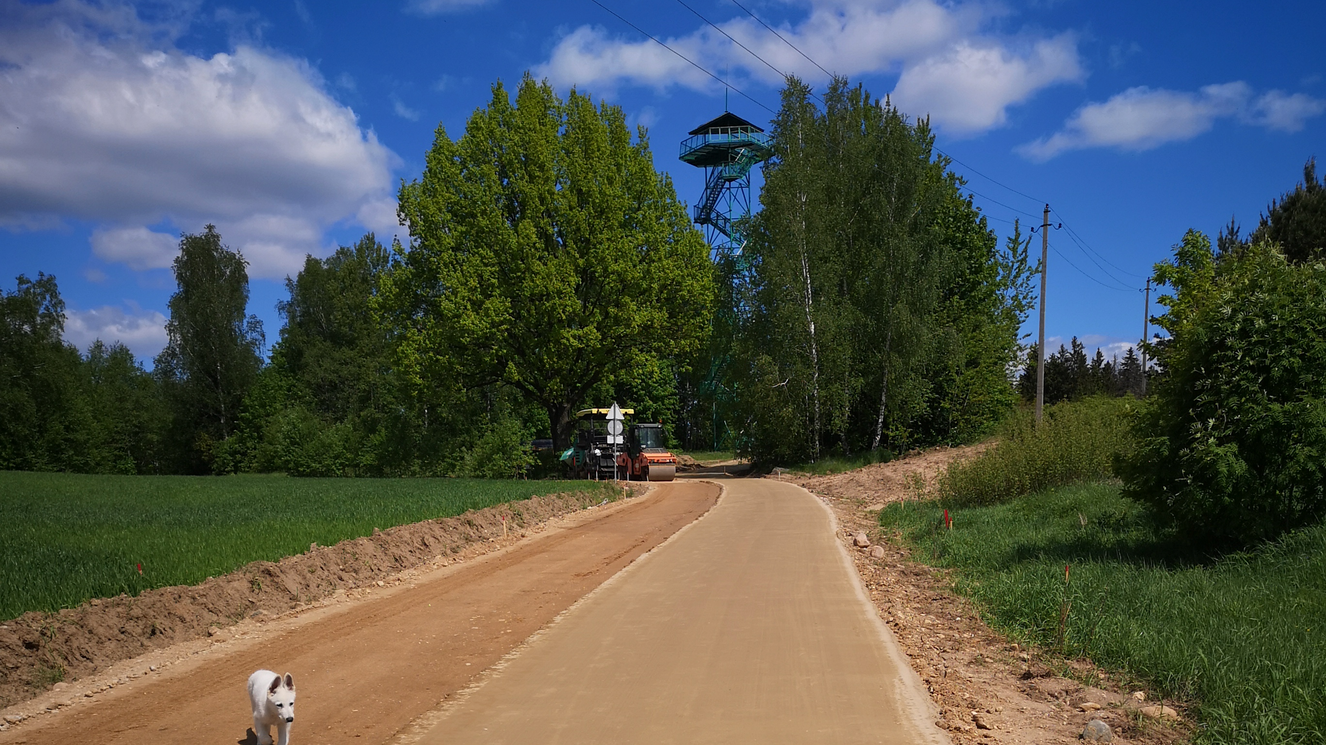 Road to scenic tower renovations